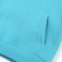 Sudadera con capucha gruesa de color sólido para niños, 95% algodón, 2 a 13 años, novedad - details 9