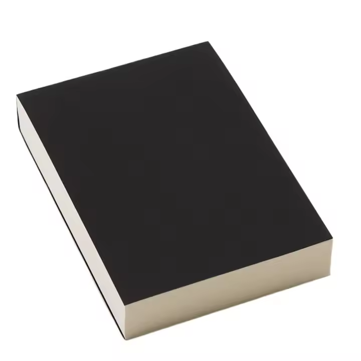 Cuaderno de borrador en blanco A6 a la moda, Bloc de notas grueso fácil de arrancar, 252 hojas de papel para mensajes, papelería para cuaderno de oficina DIY - 1