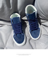 Zapatillas de lona azules étnicas de alta calidad Tamaño grande para hombres y mujeres - details 5