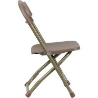 10 sillas Plegables de plástico para niños, Color borgoña, Juego de 10 - details 18