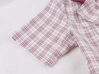 Elegante Vestido de Plaid Retro 2024 Estilo Vintage para Damas con Cuello en Flequillo y Detalles de Parche - details 5