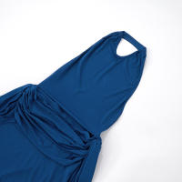 Vestido de sirena con cinturón drapeado y cintura entallada, estilo halter, nuevo de verano para mujer G25DS119 - details 12