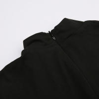BUNO-mono informal para correr, peleles ajustados, color negro liso, sin mangas, cuello alto, monos deportivos para Fitness, trajes básicos que combinan con todo - details 16