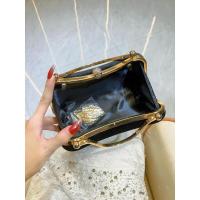 Elegante Bolso de Terciopelo Negro con Diamantes Falsos Bolso de Mesa de Banquete para Mujeres - details 5