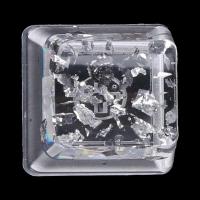 Resin Backlit Keycap nical Keyboard DIY OEM Profile R4 Height Transparent Sier Foil for Key Cap - details 3