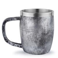 Taza de Café de Acero Inoxidable Diseño de Caballero Medieval para Verano, Cumpleaños, Halloween - details 5