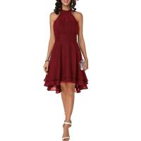 Vestido de graduación para mujer, ropa elegante para fiesta de noche, vestidos formales Ocn para mujer, Falda Midi sin mangas Lisa delgada para mujer 2023 - details 5