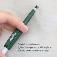 Herramienta de eliminación de garrapatas para gatos, perros y personas, Control de pulgas para mascotas, resistente al agua, portátil, a prueba de óxido - details 2