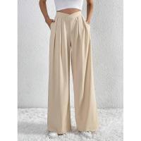 Pantalones de Oficina para Mujer de Cintura Alta y Piernas Anchos Cómodos y Elegantes - details 4