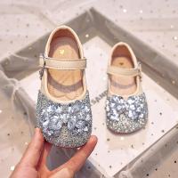 Zapatos de cuero para niñas, calzado de princesa elegante, suela suave, antideslizante, versátil, estilo coreano, Otoño, 2024 - details 4
