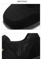 Zapatos de trabajo ligeros y transpirables para hombre, calzado deportivo de seguridad con protección y puntera de acero, verano - details 9