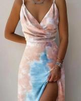 Irt largo con camisola, traje para mujer, cuello en V, sin mangas, largo hasta la rodilla perfecto - details 9