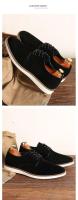 Parte superior de zapato de PU con rejilla de bloque con cordones informales para hombre, zapatos formales para hombre, zapatos de vestir de oficina para fiesta de boda - details 3