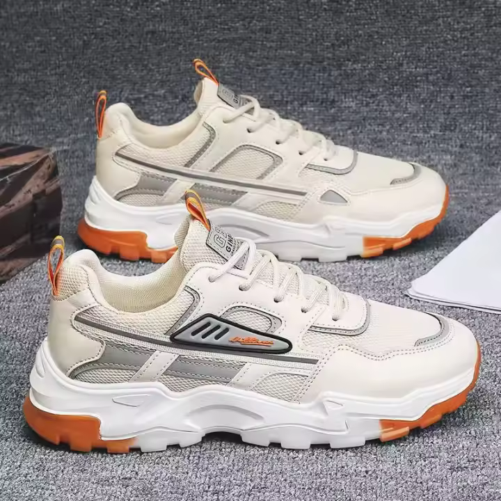 Zapatillas de Correr de Malla Transpirable para Hombres Zapatos Deportivos Antideslizantes para Exteriores Moda Deportiva 2024 - 1