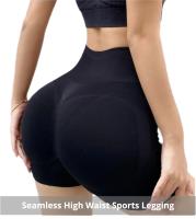 Leggings deportivos sin costuras para mujer, pantalones ajustados, ropa para mujer, mallas de entrenamiento de cintura alta - details 0