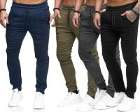 Diseño deportivo a rayas de hip-hop para hombre, pantalones Fiess, otoño e invierno - details 1
