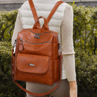 Mochila de hombro Retro para mujer, longitud de correa ajustable, bolsillos incorporados para madre de mediana edad - details 1
