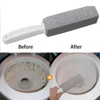 Cepillo De Limpieza Para Inodoro Natural Pumice Con Mango Largo Herramienta De Limpieza De Baño Cepillo De Dientes Para El Hogar - details 1