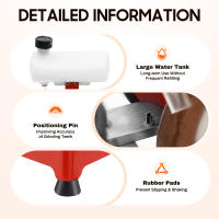 Afilador de hojas de sierra, amoladora Circular de agua de ángulo giratorio, 220V, 370W, 2850rpm, 66x3,5x50,5 cm/25,98x12,79x19,88 pulgadas - details 4