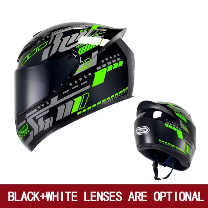 Casco de motocicleta para hombre y mujer, casco de crucero de marea nacional, personalidad universal, cuatro estaciones, Verano - 1