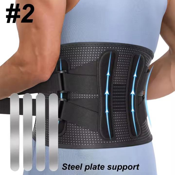 Soporte Lumbar de grado médico para el dolor de espalda baja para hombres y mujeres, alivio del dolor de espalda baja para el trabajo - 1