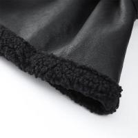 Chaqueta Larga de Lana de Oveja con Detalles de Parche Abrigo de Invierno Cálido con Cinturón y Bolsillo Moda Callejera Femenina 2024 - details 14