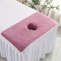 Toalla facial de masaje gruesa profesional, toalla suave y transpirable para salón de belleza, reutilizable con almohadillas para reposacabezas con agujeros, accesorios para el hogar - details 20