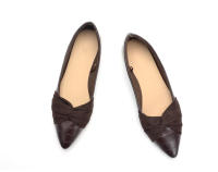 Zapatos náuticos de punta estrecha para mujer, estilo urbano, primavera y verano 2025, talla grande, estilo francés - details 3