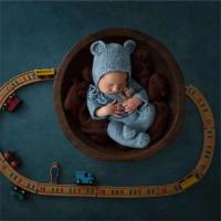Accesorios para fotografía de bebés, disfraces, monos, gorros con orejas de oso, accesorios para fiestas y duchas - details 4
