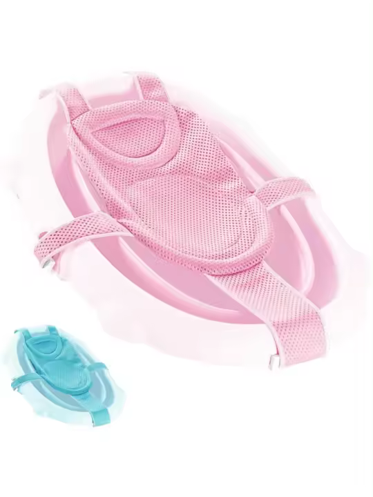 Maravillas del Bebé ®   Cojin Bañera Bebe universal, Cojin Ducha Bebe, Cojin De Baño Bebe, Asiento de Bebe Bañera Ajustable, Cojin Bañera Bebe Recién Nacido, Asiento Plegable para Bañera - 1