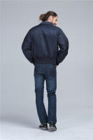 Chaqueta de vuelo Bomber CWU 45P acolchada de nailon para invierno, abrigo de estilo militar Vintage TOP GUN, chaqueta para hombre - details 11