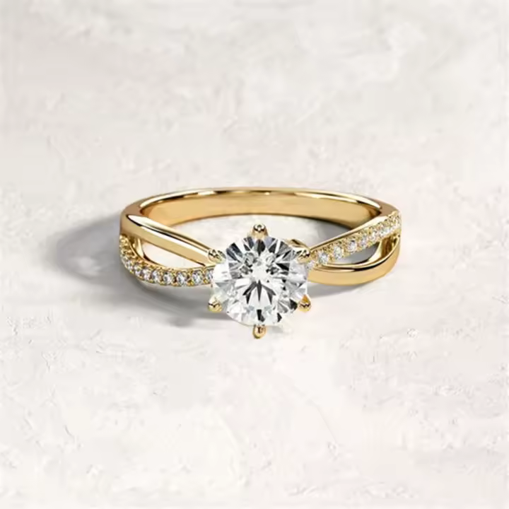 Anillos de moda para mujer, anillo de circón con diamantes de imitación de cristal de Metal para mujer, anillo de propuesta romántica para novia y chica, regalo de joyería de boda - 1