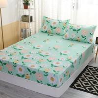 Sábana Elástica Ajustable Cubierta de Colchón Antideslizante y a Prueba de Polvo con Fundas de Almohada Ropa de Cama y Baño - details 1