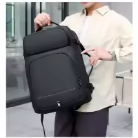 Mochila expandible para ordenador portátil de 17 pulgadas para hombre, bolsa impermeable para Notebook, mochila escolar USB, bolsa de viaje deportiva para hombre - details 16