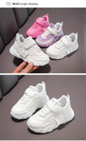 Zapatillas de deporte para niños, zapatos deportivos para niñas, zapatos de cuero PU a la moda para niños, zapatillas de tenis informales rosas bonitas y ligeras para correr para niña - details 4