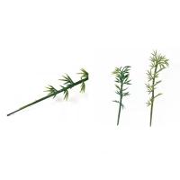 10 Uds. De árbol de bambú en miniatura de plástico, micropaisaje simulado pequeño, simulación de plantas verdes reutilizables para fiesta - details 2