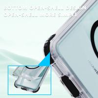 Funda de Deporte al Aire Libre para Huawei Mate 60 Pro Impermeable y Magnética 360 IP68 de IAOOPOO con Diseño Geométrico Transparente Compatible con Samsung - details 5