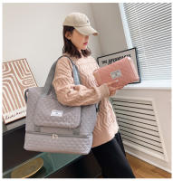Bolsa deportiva para fitness Separación en seco y húmedo para mujer Ligero de gran capacidad Portátil Bolsa de viaje de corto recorrido Bolsa de equipaje independiente para jaula de zapatos - details 36