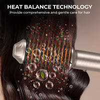 Nuevo peine de aire caliente multifuncional seis en uno secador de pelo plegable rizador peine de peinado automático peine de pelo liso - details 7