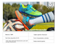 Zapatos de fútbol del mismo estilo para hombres y mujeres TFBroken Nail Adecuado para entrenamiento de competición. - details 1