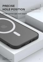 Funda de lujo mate para iPhone Carga inalámbrica magnética Protección suave - details 9