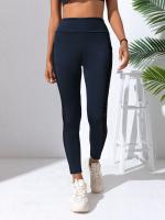 Pantalones de yoga, empalme de malla de gran tamaño, pantalones de levantamiento de glúteos y control abdominal para deportes y deportes - details 5