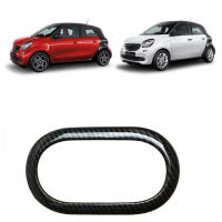 Marco de manija de puerta Interior de fibra de carbono para coche, accesorios decorativos para Benz Smart 453 Fortwo Forfour 2015-2020 - details 4