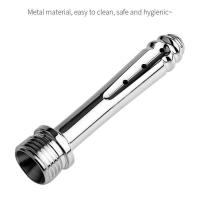 Ducha de acero inoxidable Leten de 7 orificios laterales para enema, limpiador de metal, tapón anal, juguetes sexuales anales. - details 9