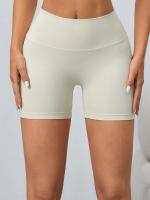 Pantalones cortos deportivos con cintura alta, levantamiento de cadera, Fiess, correr, ciclismo, pantalones cortos de 3 puntos, pantalones cortos de yoga de secado rápido para mujer - details 1