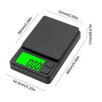 Báscula Digital de alta precisión de 500g x 0,01g para joyería de plata de ley y oro, balanza electrónica de gramos alimentada por batería - details 1