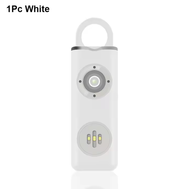 Awapow-alarma de defensa Personal para mujer, llavero de emergencia antiataque, con luz LED recargable, 130dB - 1