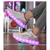 Nueva Mafia Zapatos Niñas 2024 Puede Caminar Y Deslizarse USB De Carga De Los Niños De Verano Zapatos Con Ruedas - details 24