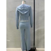 Conjunto de dos piezas de moda para mujer, Top con capucha, pantalones informales, ajustados, primavera - details 45