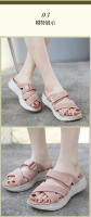 Verano nuevas sandalias estilo deportivo ligero para mujer cómoda banda de goma de gran tamaño zapatillas de suela gruesa - details 4